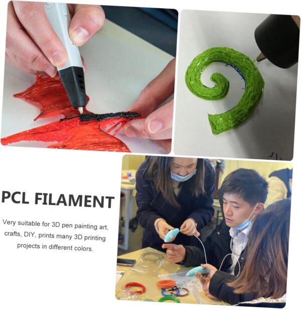 20pcs Printing Pen Filament Filaments for Pen Art and Crafts for Projects Compatible with Low Temperature Materials - Image 4