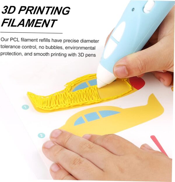 20pcs Printing Pen Filament Filaments for Pen Art and Crafts for Projects Compatible with Low Temperature Materials - Image 5