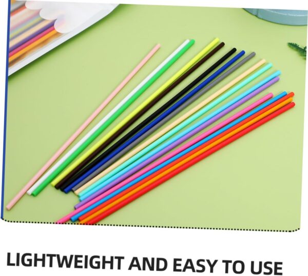 PRETYZOOM 220pcs Multicolor Low Temp Pen Filament Refills for Safe Reusable for Home School and Art Classes Creative Drawing Supplies Compatible with - Image 5