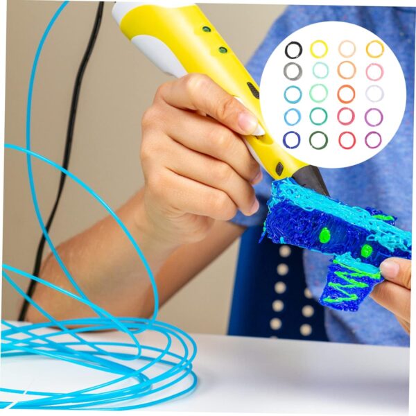 Filament 3D Pen Filament Refills 20pcs 1.75mm Pla Red Matte Dark Red Pla High Success Rate for 3D Printing Pen - Image 6