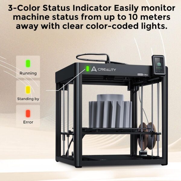 Creality Ender-5 Max 3D Printer, 400x400x400mm Large Build Volume, 700mm/s High-Speed Printing, 36-Point Auto Leveling, LAN Multi-Device Control, Professional FDM 3D Printing - Image 4