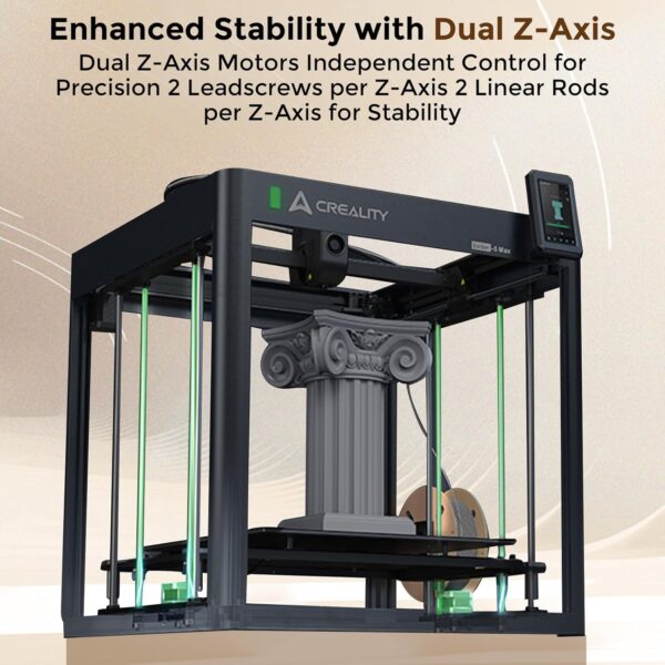 Creality Ender-5 Max 3D Printer, 400x400x400mm Large Build Volume, 700mm/s High-Speed Printing, 36-Point Auto Leveling, LAN Multi-Device Control, Professional FDM 3D Printing - Image 6