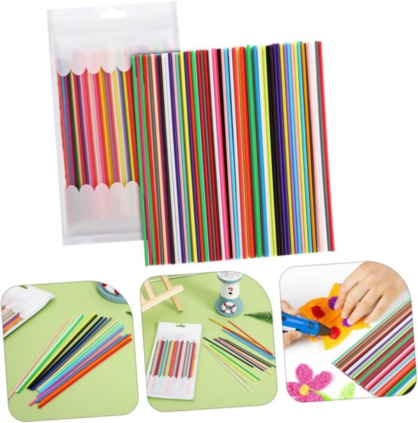 220 Pack Printer Pen Filament 22 Vibrant Colors Low Heat Child-Friendly for School Home - Image 3