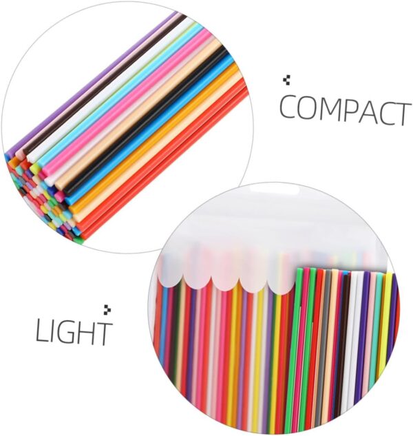 220 Pack Printer Pen Filament 22 Vibrant Colors Low Heat Child-Friendly for School Home - Image 4