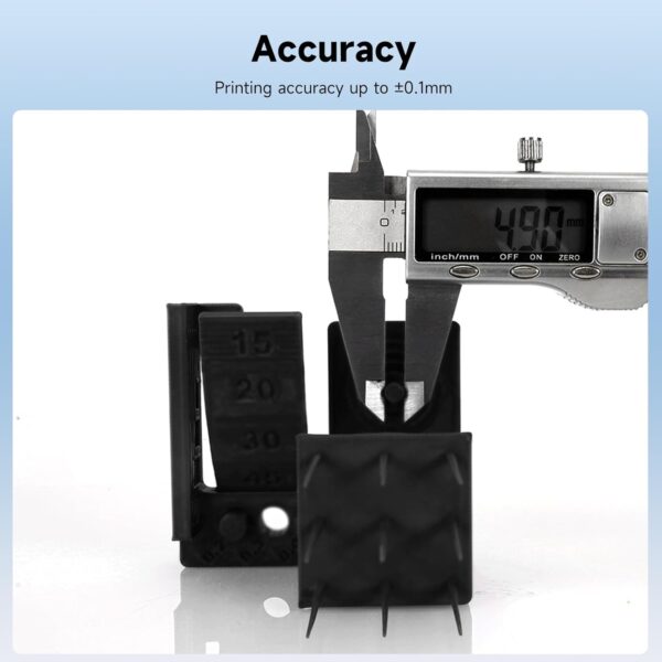Kingroon 3D Printer Resin ABS Like Resin, Fast Curing 3D Printing Resin, 400 to 405nm UV Curing 3D Printing Liquid Photopolymer Resin, High Precision and Strong Non-Brittle,2kg Black+Grey - Image 6