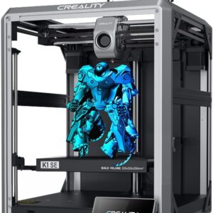 Creality K1 SE 3D Printer, 2024 New Version 600mm/s High-Speed Hands-Free Auto Leveling Flagship-Level Direct Extruder Quick-swap Tri-Metal Nozzle K1 Upgrade 3D Printer