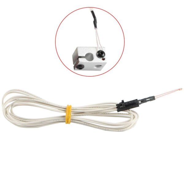 BCZAMD 3PCS NTC 3950 100K Thermistor with 1 Meter Wiring for EinsyRambo Mainboard Prus i3 MK2S/MK3 3D Printer Heatbed or Hot End Imdinnog - Image 6