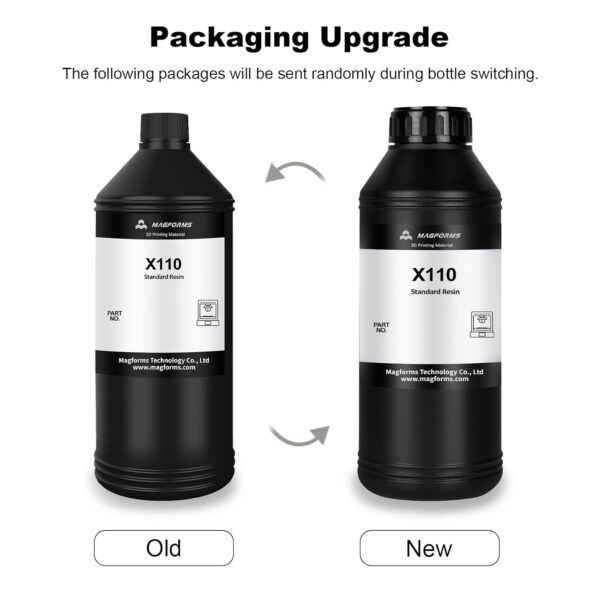 X110 Upgraded Standard 3D Printing Resin, Enhanced Toughness & Strength, Non-Brittle 405nm UV Curing Resin with High Precision for 4K/6K/8K LCD DLP 3D Printers (White, 1kg) - Image 8