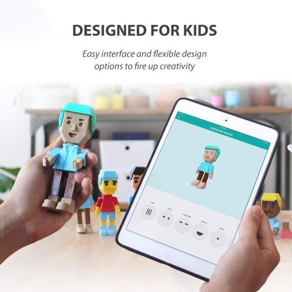 Toybox 3D 1-Touch Kid-Friendly Childrens Toy Printer and 1 Coconut Printer Food Starter Bundle - Image 4