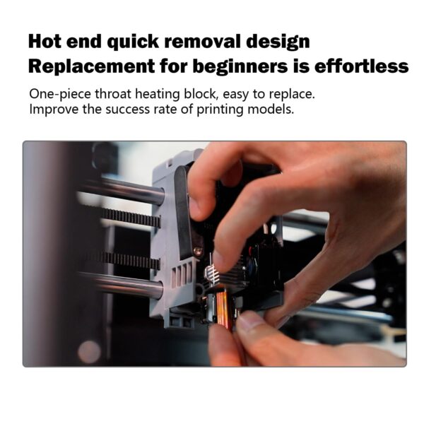 Hotend Kit for Flashforge AD5X Quick-Detachable Nozzle 0.4MM Extruder Quick Release Nozzle High Thermal Conductivity Heater Block Throat Tube Hot End Print Head 3D Printer Accessories - Image 3