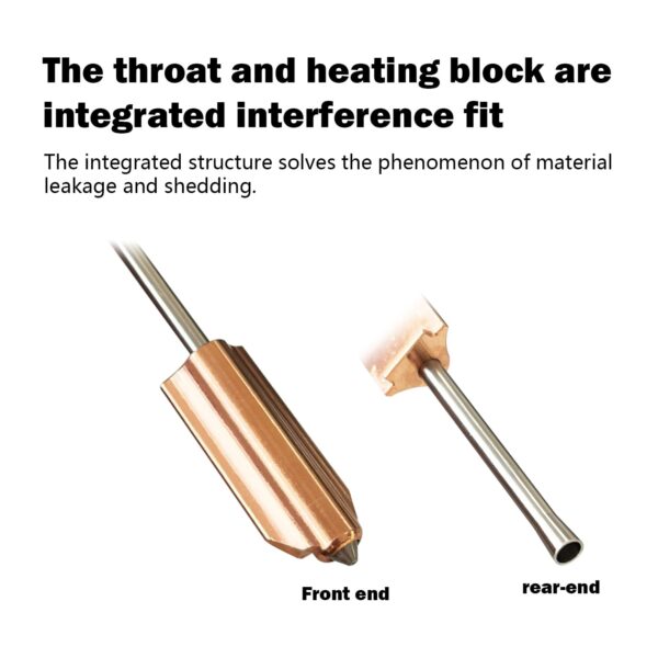 Hotend Kit for Flashforge AD5X Quick-Detachable Nozzle 0.4MM Extruder Quick Release Nozzle High Thermal Conductivity Heater Block Throat Tube Hot End Print Head 3D Printer Accessories - Image 4