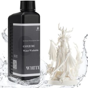 Chitu Systems Water Washable Resin 1KG,Faster Post-Processing, 405nm Standard Photopolymer Resin for 8K/10K/12K/LCD/DLP/SLA 3D Printers, Near-Expiry Resin - Limited Stock (White, 1000g)