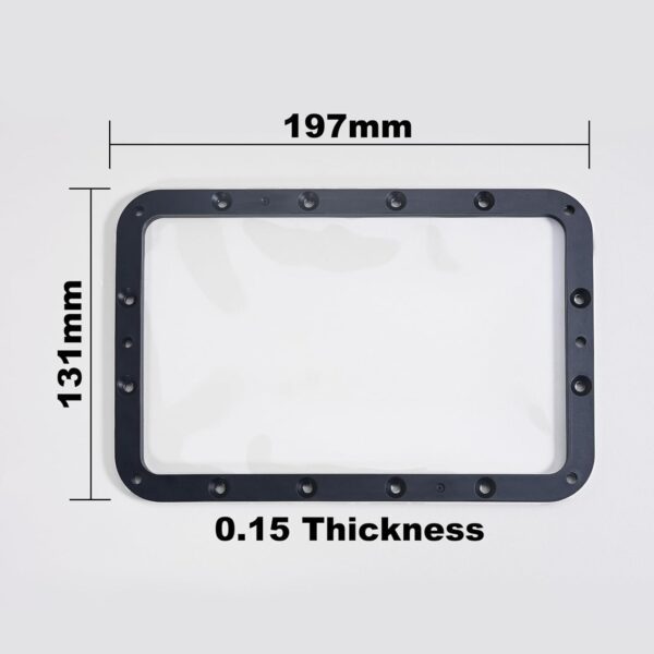 2PCS FEP Release Films Replacement for Anycubic Photon Mono 2 / Mono 4, Integrated Design Upgrades Resin Vat FEP Film for 3D Printer Accessories, 197x131x0.15mm - Image 3