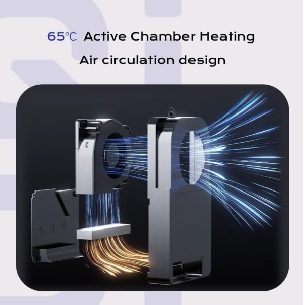 QIDI PLUS4 3D Printer, Max 600mm/s High-Speed, Auto Leveling, 370°C High Temp Extruder, 65°C Heated Chamber, Less Ringing and Ghosting, Supports PPS-CF Filament, Large Build Size 12"x12"x11" - Image 4