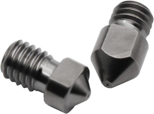 E.3.D V6 V5 Nozzle Super Hardened Steel Corrosion-Resistant High Temperature Die Steel Nozzle 1.75mm 3D Printer Parts Compatible with Ender3(2PCS,0.2mm) - Image 6