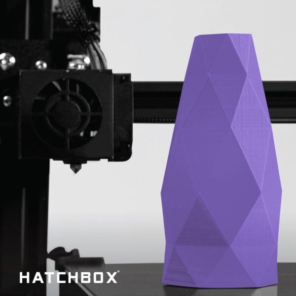 HATCHBOX 1.75mm Light Purple TPU 3D Printer Filament Shore 95A, 1 KG Spool, Dimensional Accuracy +/- 0.03 mm, 3D Printing Filament - Image 7