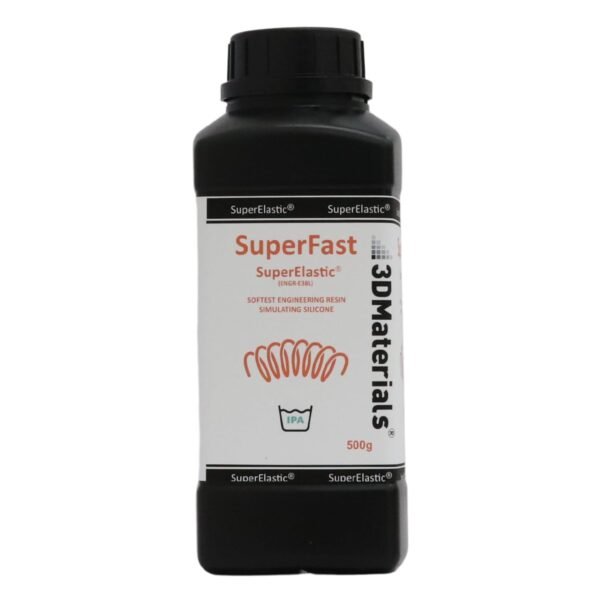 SuperElastic 3D Printer Resin, Softness 60A Simulating Soft Silicone, Made in Korea by 3DMaterials (500g, Clear) - Image 8