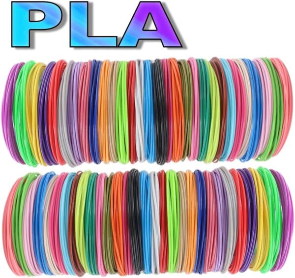 30Pcs 3D Pen Filament 1.75mm PLA Refills Pack, 3D Printing Pen Refills 30 Colors, Each Color 16.4 Feet, Universal Safety 3D Pen PLA Filament for 3D Pen and 3D Printer - Image 7