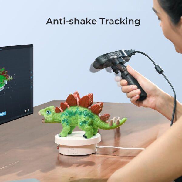 Creality CR-Scan Ferret Pro 3D Scanner for Printing, 0.1mm Accuracy & 60FPS Wireless Scanning with WiFi6/Anti-Shake, Full-Color Handheld Scanner Compatible with Win/Mac/iOS/Android - Image 3