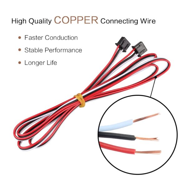 6pcs/lot 3D Printer Parts 1M XH2.54 3PIN Cable Endstop Mechanical Limit Optical Switch Connection Wire - Image 3