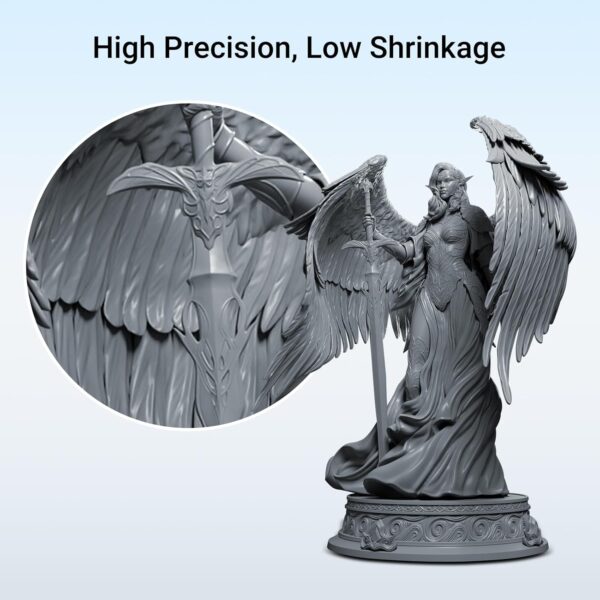 Kingroon Standard 3D Printer Resin, High Precision UV-Curing 3D Resin, Designed to Showcase Highly Detailed 3D Models & Works 0.5kg (Gray) - Image 5