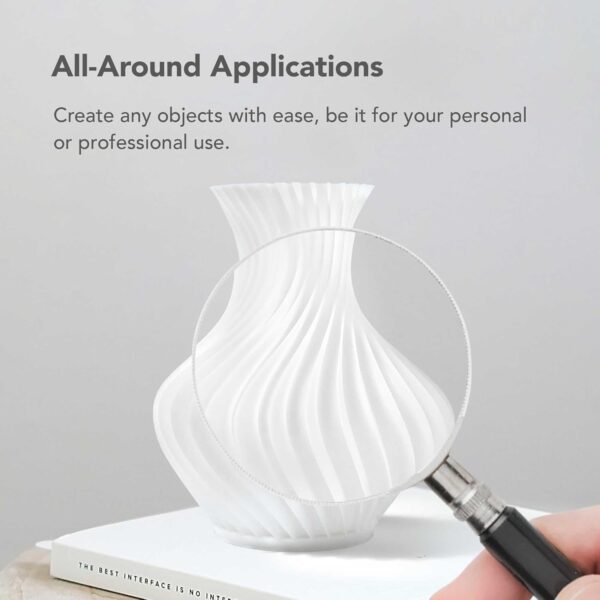 phrozen ABS-Like Creamy White 3D Printing Resin, 405nm DLP LCD UV-Curing Photopolymer Resin for General Modeling and Prototyping, High Precision Printing, Low Odor, Non-Brittle (1kg) - Image 5