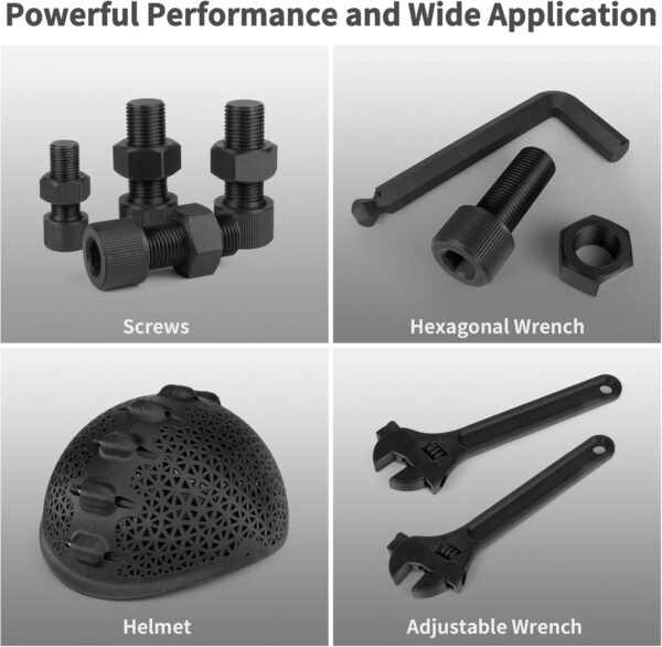 IEMAI PETG Carbon Fiber Filament 1.75mm, Matte Black PETG-CF, Heat-Resistant, High Strength & Rigidity 3D Printer Filament, 1kg Spool Designed for Complex Models and Functional Parts - Image 8