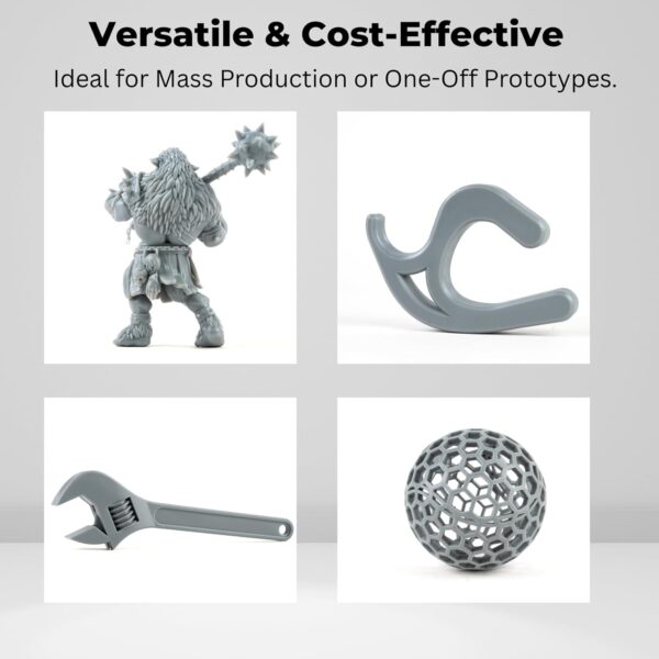 Siraya Tech Magna Durable Resin Grey (1kg) – Tough, High-Impact 3D Printing Resin for Engineering, Prototyping, Miniatures & More – Easy to Print, Versatile & Cost-Effective for Mass Production - Image 5