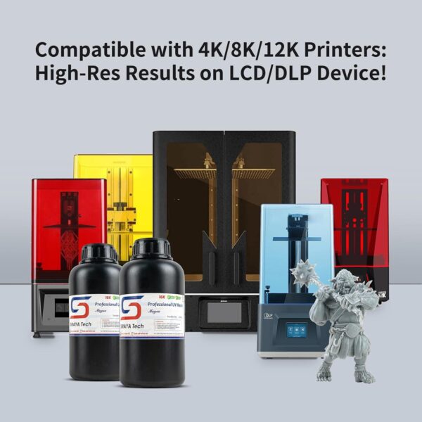 Siraya Tech Magna Durable Resin Grey (1kg) – Tough, High-Impact 3D Printing Resin for Engineering, Prototyping, Miniatures & More – Easy to Print, Versatile & Cost-Effective for Mass Production - Image 7