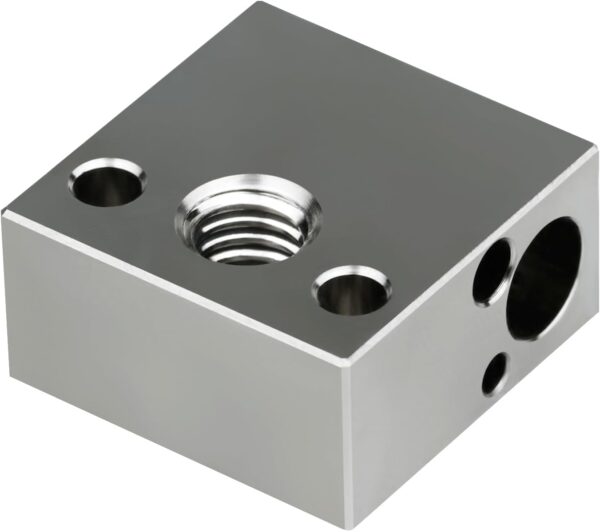 Updated High Temperature CR-10 Plated Copper Heater Block for MK8 Extruder Creality All Metal Hotend Ender3 V2 Ender 3 pro Ender 5 Pro Plus CR10 S4 S5 3D Printer (Copper) - Image 3