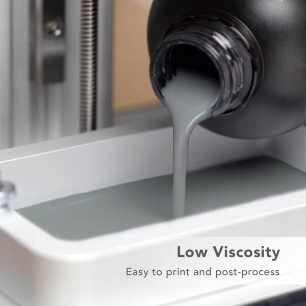 phrozen 3D Printer Rapid Resin [Speed Gray], 405nm LCD UV-Curing Photopolymer Resin, Fast Printing, Low Shrinkage, High Precision, Low Odor, Non-Brittle, Easy to Print (1KG) - Image 3