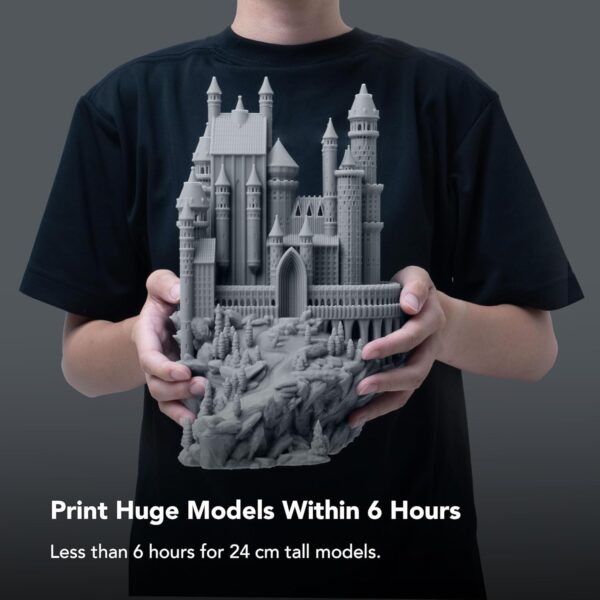 phrozen 3D Printer Rapid Resin [Speed Gray], 405nm LCD UV-Curing Photopolymer Resin, Fast Printing, Low Shrinkage, High Precision, Low Odor, Non-Brittle, Easy to Print (1KG) - Image 5