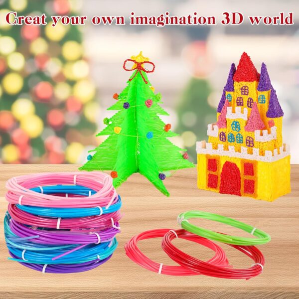 3D Pen Filament Refills 32 Colors 320ft Each Color 10 feet 1.75mm PLA 3D Pen Filament (32 Colors) - Image 3