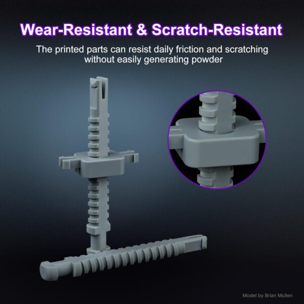 RESIONE ABS-Like 3D Printer Resin: Tough74 V2 3D Printing Resin with No Precipitation & Stable Printing - Wear-Resistant, Scratch-Resistant, Wide Compatibility with LCD/DLP 3D Printers - Image 3