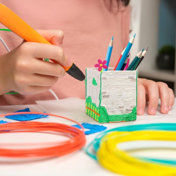 PLA 3D Pen Filament, 20 Bright Colors, 1.75mm Refills for 3D Pens, 10 Feet per Color, Total 200 Feet, Ideal for Creative Projects - Image 7