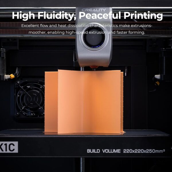 Creality High Speed PLA Filament 1.75mm Bundle 2Kg, 3D Printer Filament for 300mm/s Printing, Rapid PLA Filament No-Tangling, Dimensional Accuracy +/- 0.02mm for Most FDM 3D Printers (Black & White) - Image 6