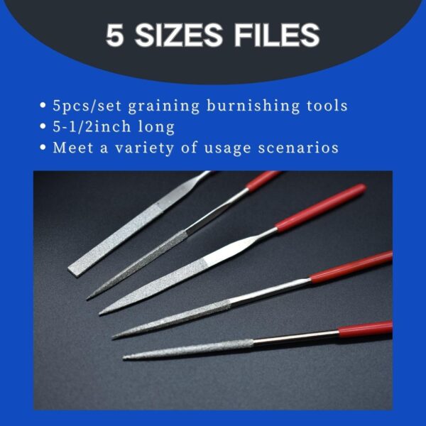 3D Printer Tool Kit, 24pcs 3D Printer Nozzle Cleaning Tool Removal Tool Kit, Wire Brush, Wire Flush Cutter, Scraper Knife, Diamond Files, Tweezer, Putty Knife for 3D Printer, Model Building - Image 5
