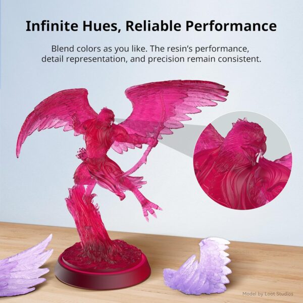 ANYCUBIC DIY Color Mixing 3D Printer Resin Set for LCD 3D Printing, Including 3D Resin 6 Colors, Dropper, Beaker, Disposable Plastic Cups, Nitrile Gloves, Electronic Scale (Without Battery) - Image 3