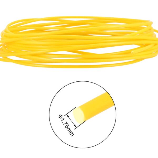 uxcell 3D Pen Filament Refills,16Ft,1.75mm ABS Filament Refills,Dimensional Accuracy +/- 0.02mm,for 3D Printer,Yellow - Image 3