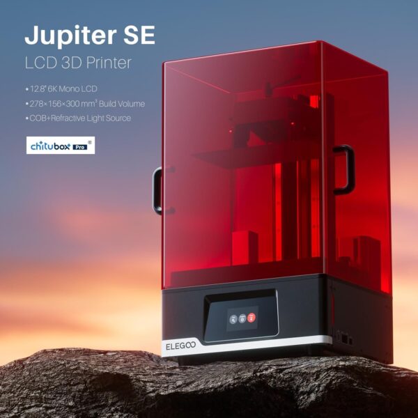 ELEGOO Jupiter SE Resin 3D Printer and its 12.8-Inch 6K Monochrome LCD - Image 3