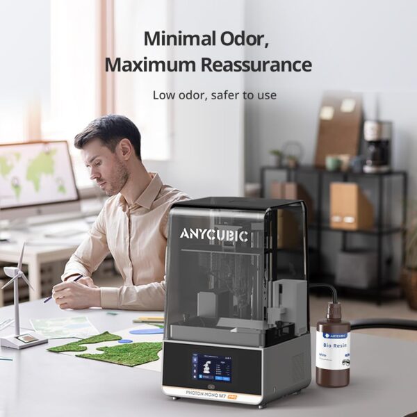 ANYCUBIC 3D Printer Resin, Odorless Standard Photopolymer Resin, High Precision and Low Viscosity, Fast UV-Curing ABS Like Resin for 8K/10K/14K LCD 3D Printing (White, 1kg) - Image 7