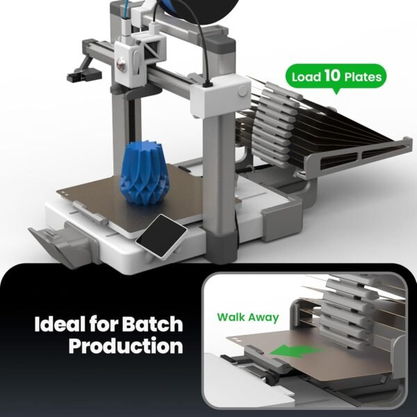 Automatic Build Plate Changer for Bambu Lab A1 and Combo 3D Printer| Auto-Swapping PEI Sheet System Unattended Hands-Free Batch Printing - Image 3