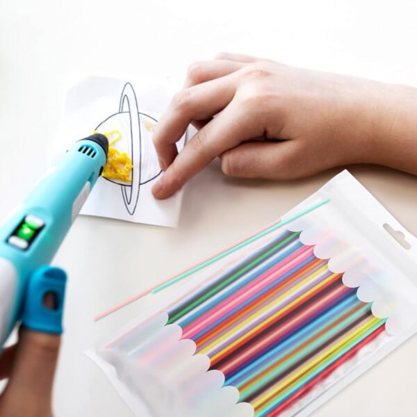 DOITOOL 3D Pen Filament Refills, 22 Colors, 2.5mm 3D Printing Filament Refills, 75cm per Colour (Total 16.5m) - 110PCS - Image 8