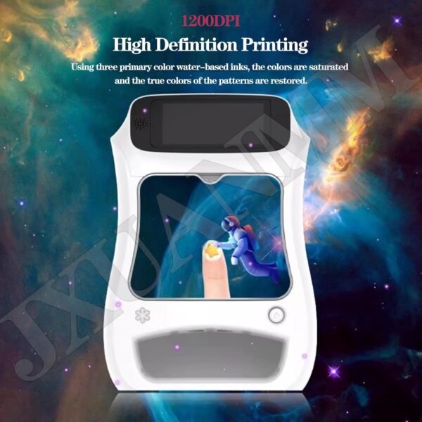 3D Nail Art Printer Machine - Digital Nail Design Machine Printer That Comes w/Over 800 Pictures of Nail |Wireless & Automatic Nail Art Machine,30s Done,Support WiFi/DIY/USB,White - Image 6