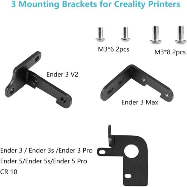Creality CR Touch Auto Bed Leveling Sensor Kit for 3D Printer with Metal Push Pin for Ender 3/Ender 3 V2/Ender 3 Pro/3 Max/Ender 5 pro/CR-10 with 32 Bit V4.2.2/V4.2.7 Mainboard - Image 3