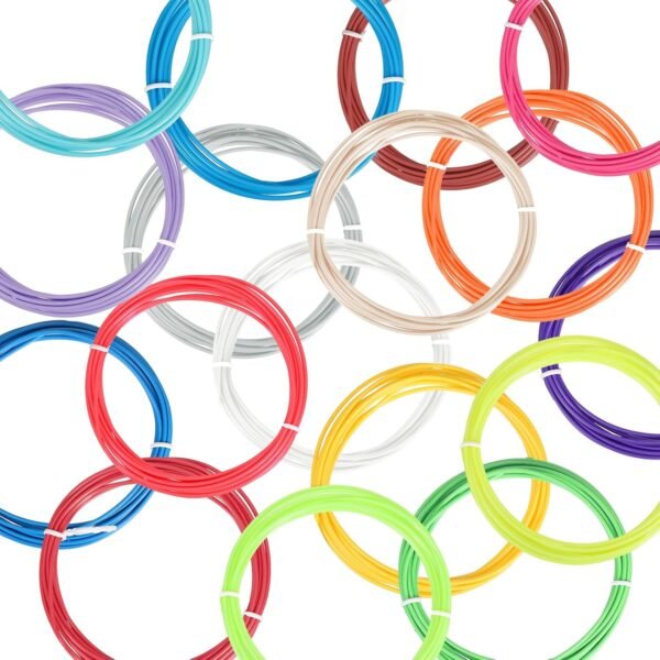 uxcell 3D Pen Filament Refills, 25 Colors 3D Pen PLA Filament 1.75mm, 10 Feet Each Color, 250 Feet in Total, for 3D Drawing Pen Refill - Image 5