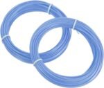 MECCANIXITY 2 Pcs 3D Pen Filament, 1.75mm Dia 33ft Length PLA 3D Printing Pen Filament Refills for 1.75mm 3D Printing Pen, Fluorescent Blue
