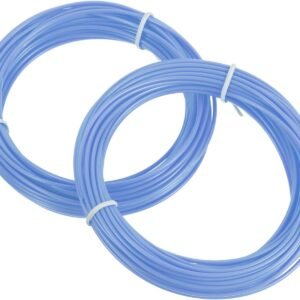 MECCANIXITY 2 Pcs 3D Pen Filament, 1.75mm Dia 33ft Length PLA 3D Printing Pen Filament Refills for 1.75mm 3D Printing Pen, Fluorescent Blue