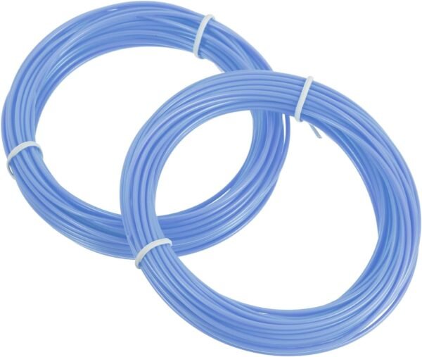 MECCANIXITY 2 Pcs 3D Pen Filament, 1.75mm Dia 33ft Length PLA 3D Printing Pen Filament Refills for 1.75mm 3D Printing Pen, Fluorescent Blue