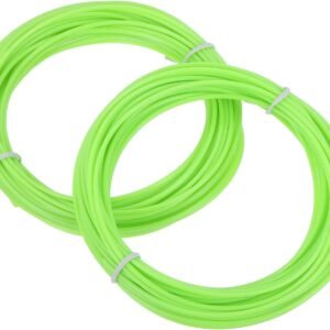 MECCANIXITY 2 Pcs 3D Pen Filament, 1.75mm Dia 33ft Length PLA 3D Printing Pen Filament Refills for 1.75mm 3D Printing Pen, Fluorescent Green